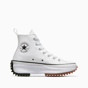 Converse Women's White Run Star Hike Canvas Platform Sneakers